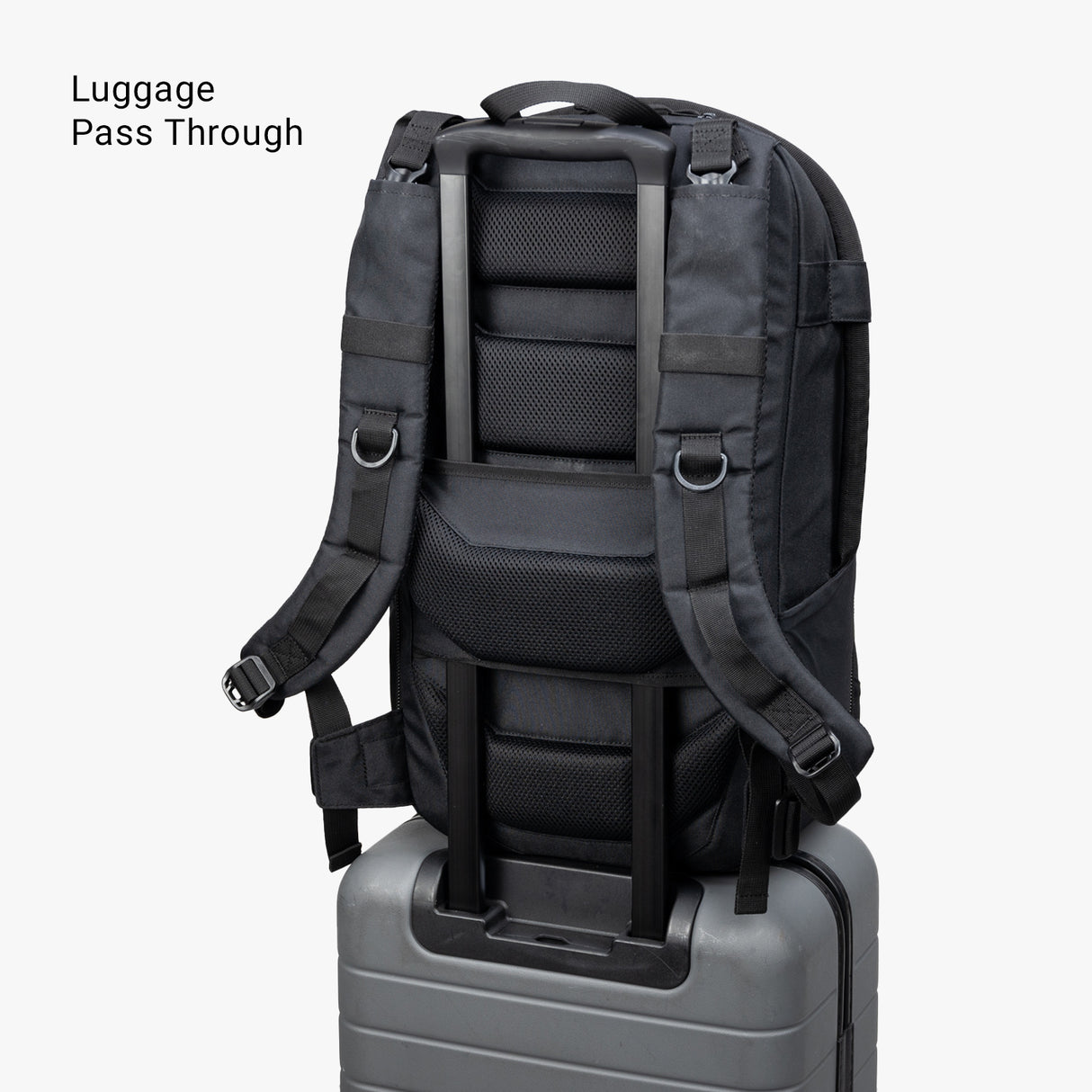 Everyday Backpack + Baby Carrier Bundle Everyday Diaper bag Luggage Pass Through Black