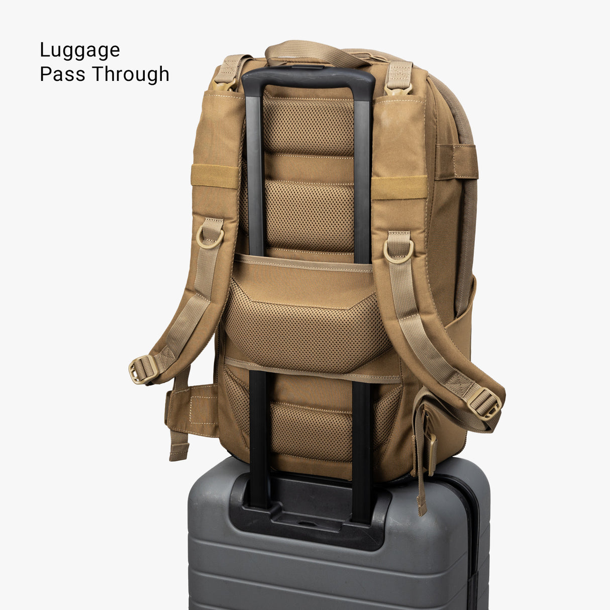 Everyday Backpack + Baby Carrier Bundle Everyday Diaper bag Luggage Pass Through Coyote Brown