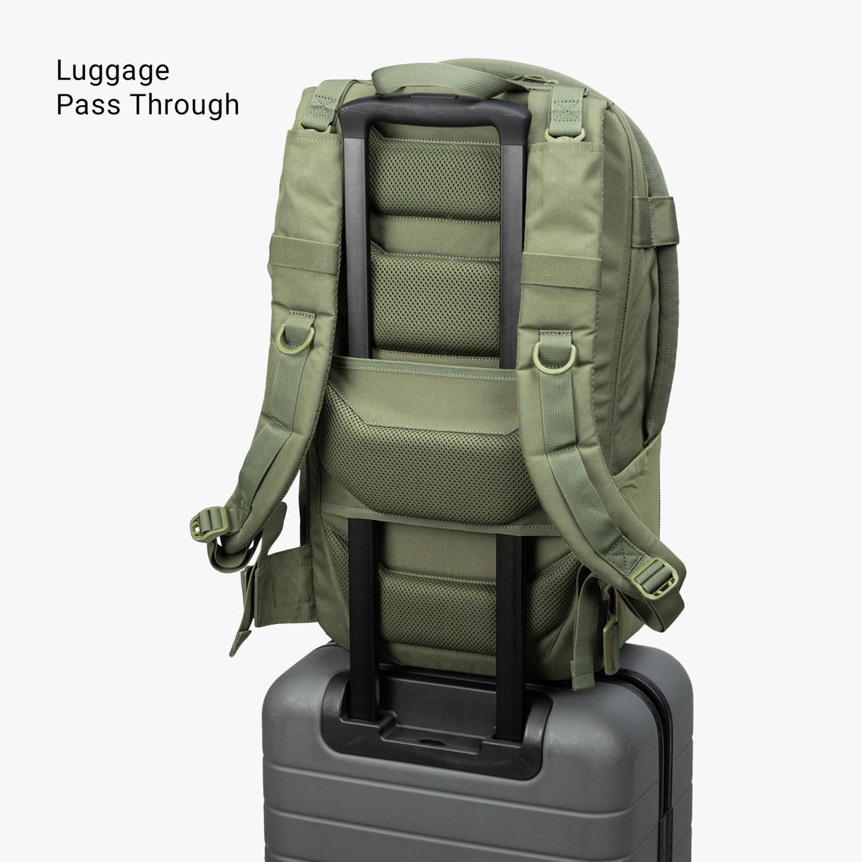 Everyday Backpack + Baby Carrier Bundle Everyday Diaper bag Luggage Pass Through Ranger Green