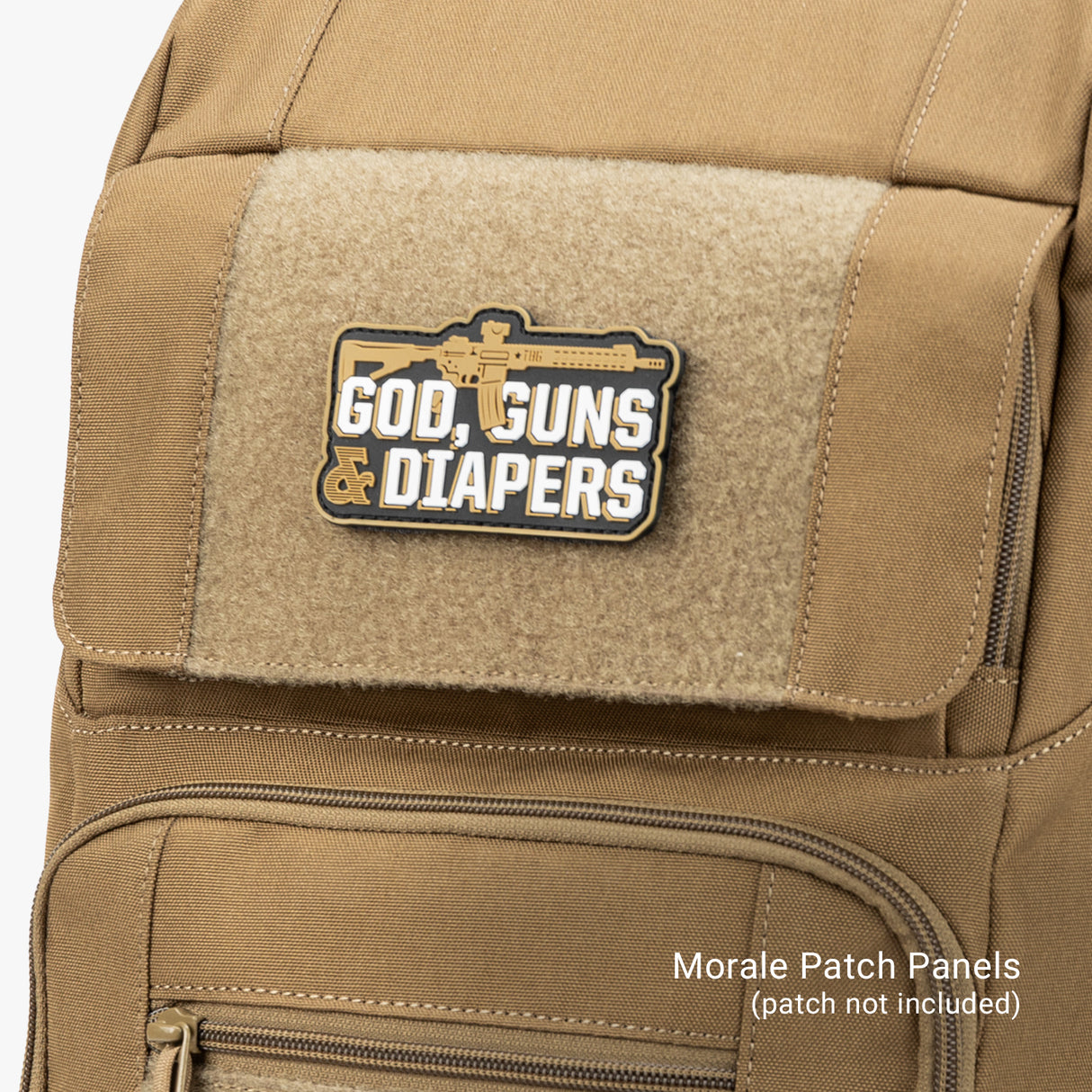 Everyday Backpack + Baby Carrier Bundle Everyday Diaper bag Patch Panel Coyote Brown