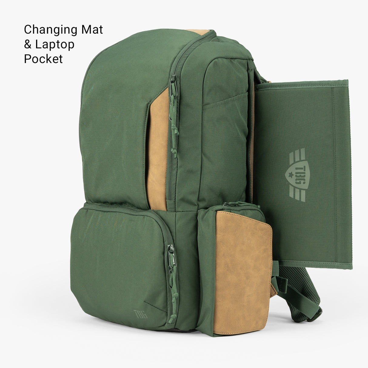 Expedition Diaper Bag Expedition Diaper bag Changing mat Pocket Hunter Green