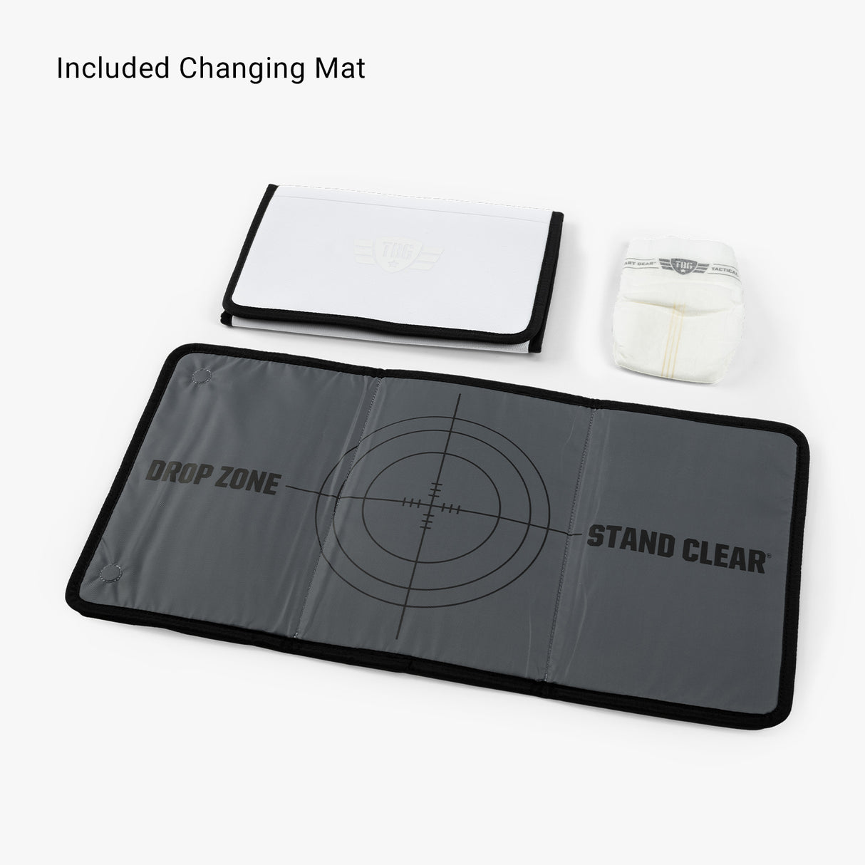 Expedition Diaper Bag Expedition Diaper bag Included Changing mat Arctic White