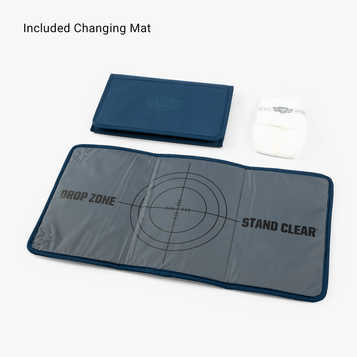 Expedition Diaper Bag Expedition Diaper bag Included Changing mat Horizon Blue