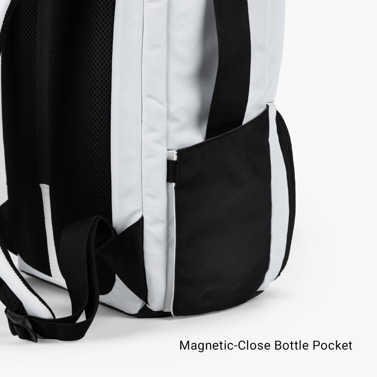 Expedition Diaper Bag Expedition Diaper bag Magnetic Bottle Pocket Closed Arctic White