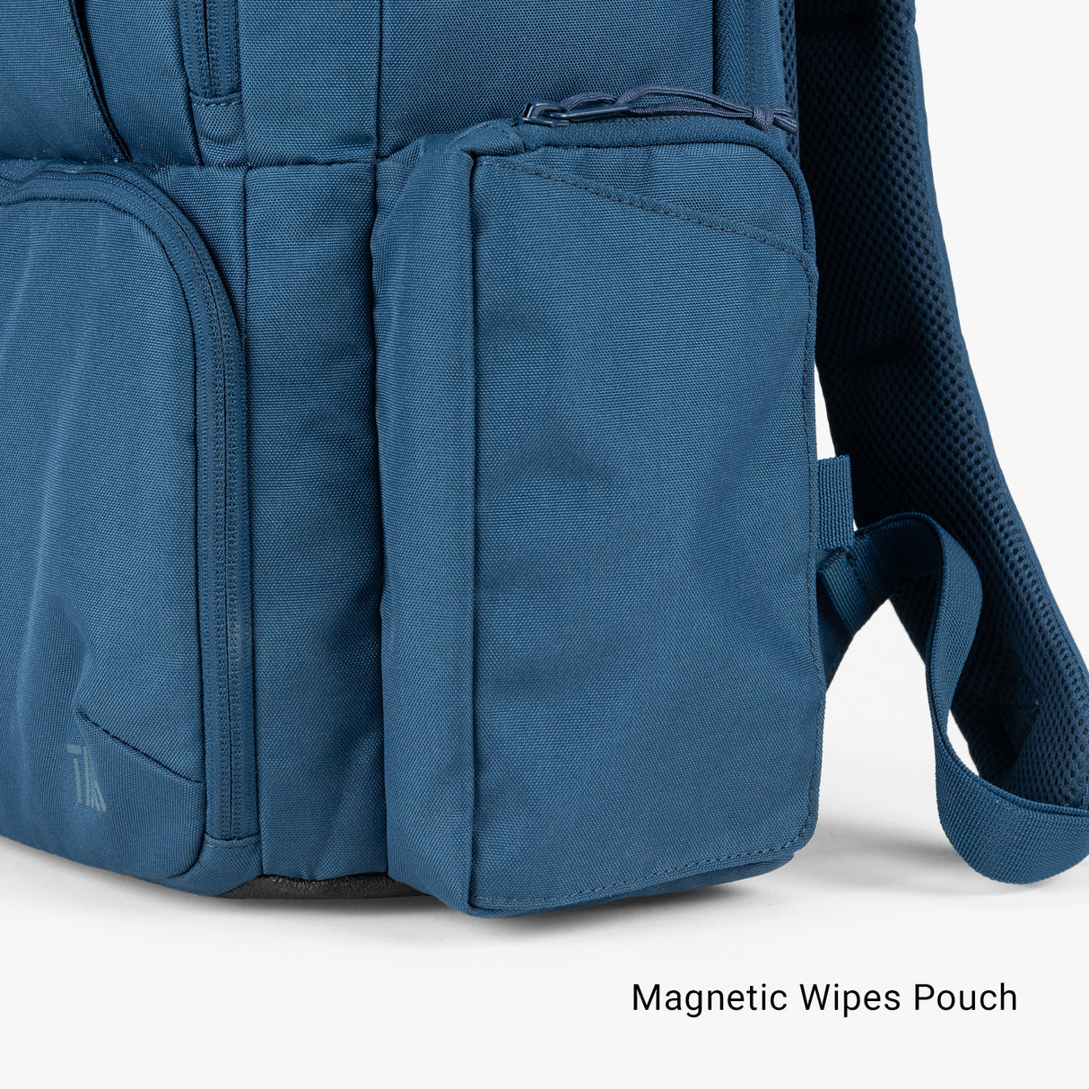 Expedition Diaper Bag Expedition Diaper bag Wipes Pouch Closed Horizon Blue