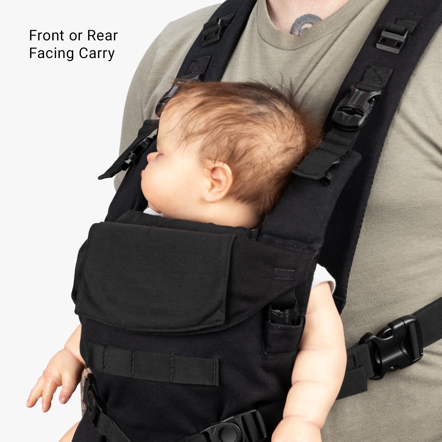 Tactical Baby Carrier® Tactical Baby Carrier Front Facing Black Tactical Baby Carrier® Tactical Baby Carrier Front Facing Black