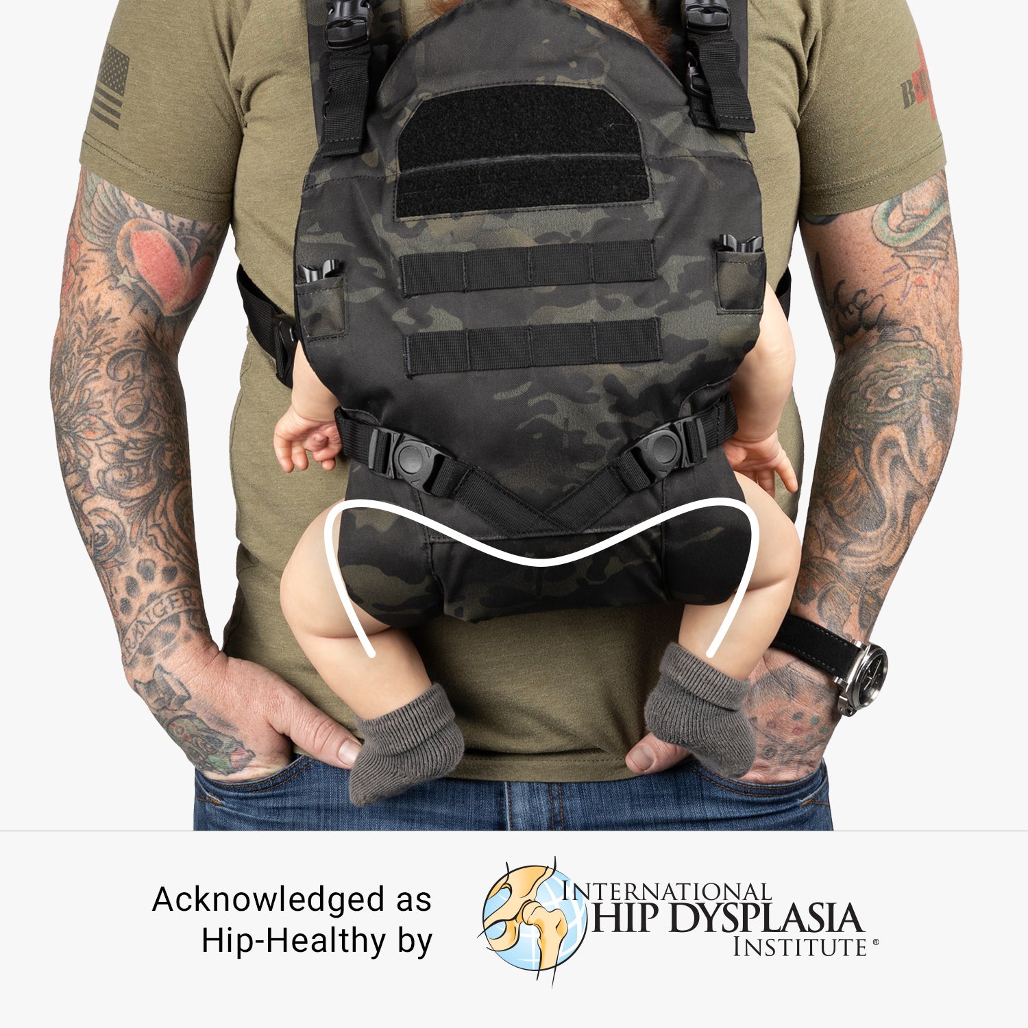 Tactical Baby Carrier® Tactical Baby Carrier hip Healthy Multicam Black Tactical Baby Carrier® Tactical Baby Carrier hip Healthy Multicam Black
