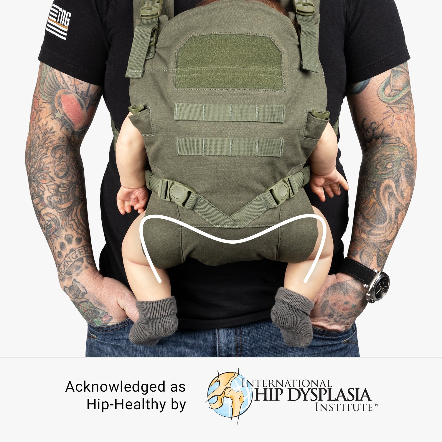 Tactical Baby Carrier® Tactical Baby Carrier hip Healthy Ranger Green Tactical Baby Carrier® Tactical Baby Carrier hip Healthy Ranger Green
