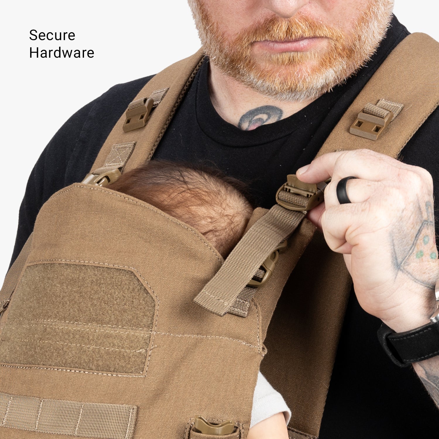 Tactical Baby Carrier® Tactical Baby Carrier Locking Buckle Coyote Brown Tactical Baby Carrier® Tactical Baby Carrier Locking Buckle Coyote Brown