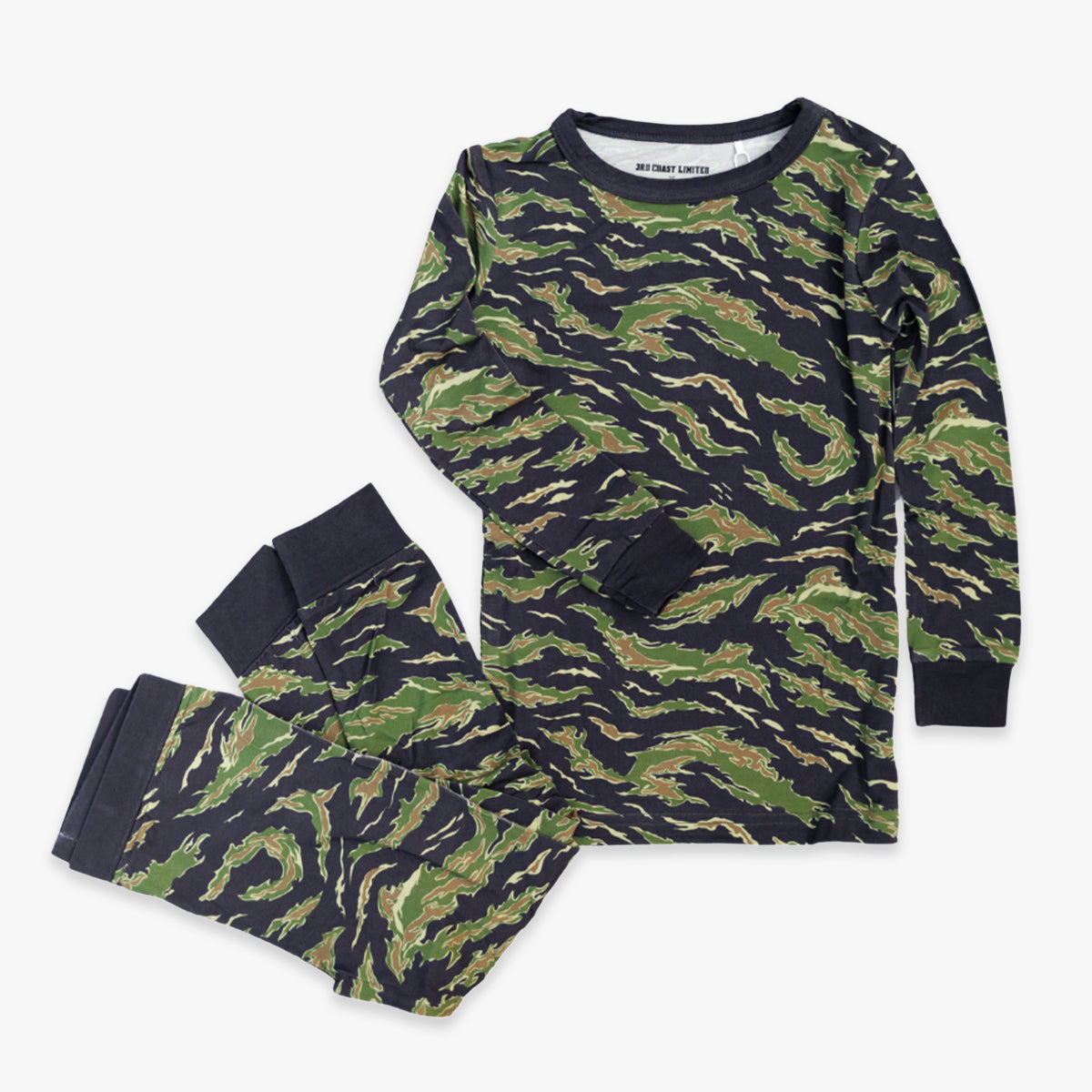 Tiger Stripe Camo 2 Piece Pajama Set