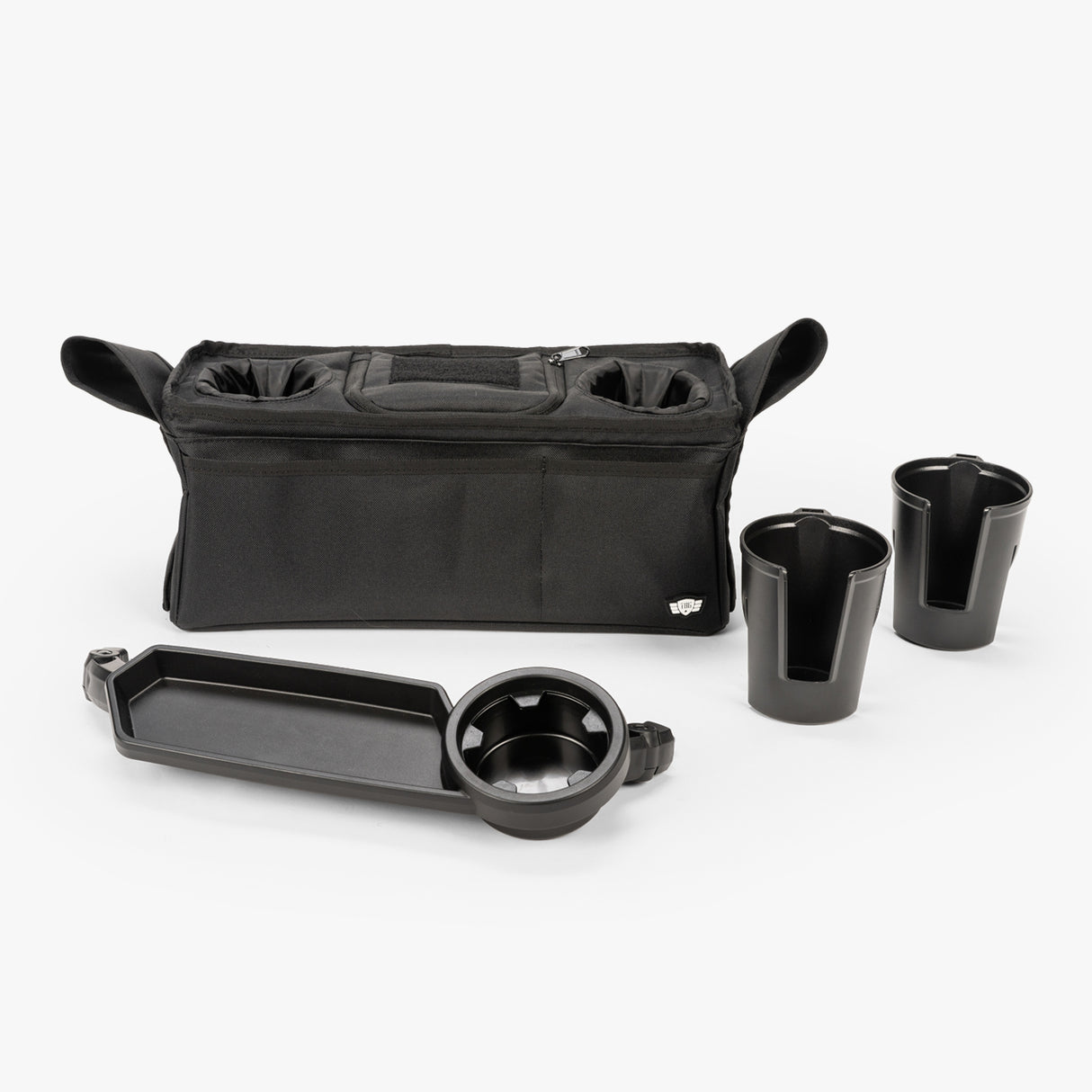 Assorted snack pack from Switchback featuring various snack bars and nuts in clear packaging; front three-quarter view.