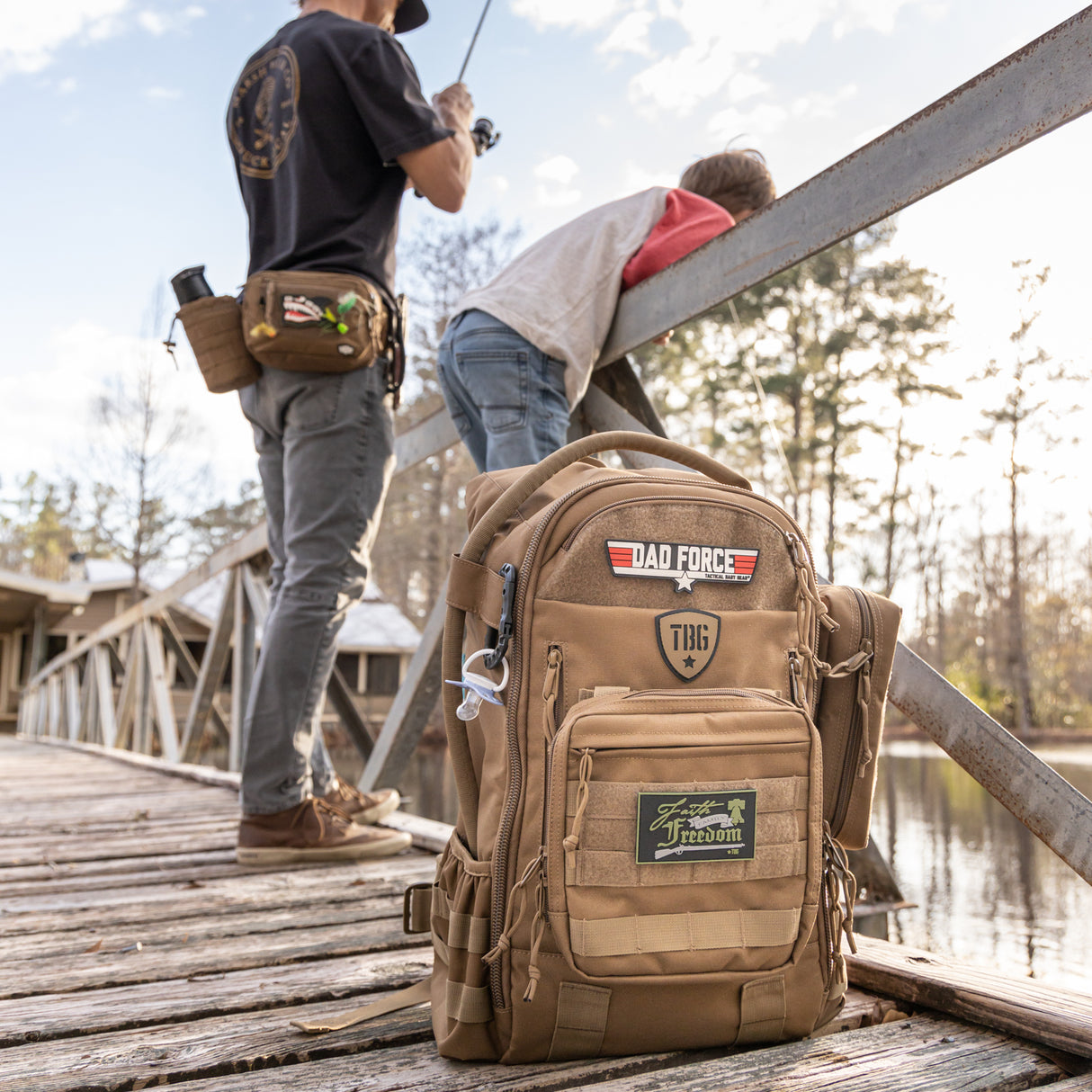 TBG Dad Force Wings Patch