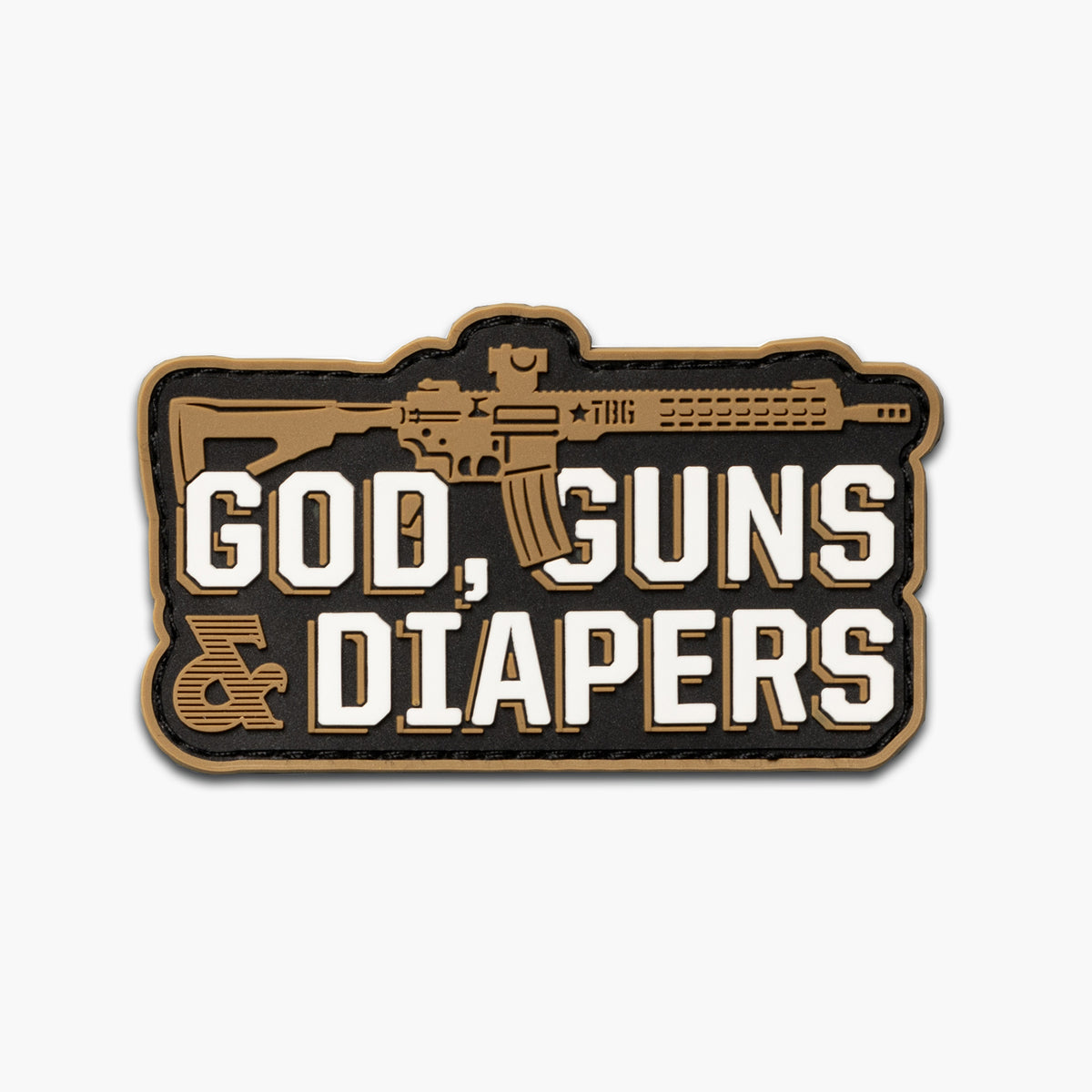 God, Guns &amp; Diapers Patch - AR