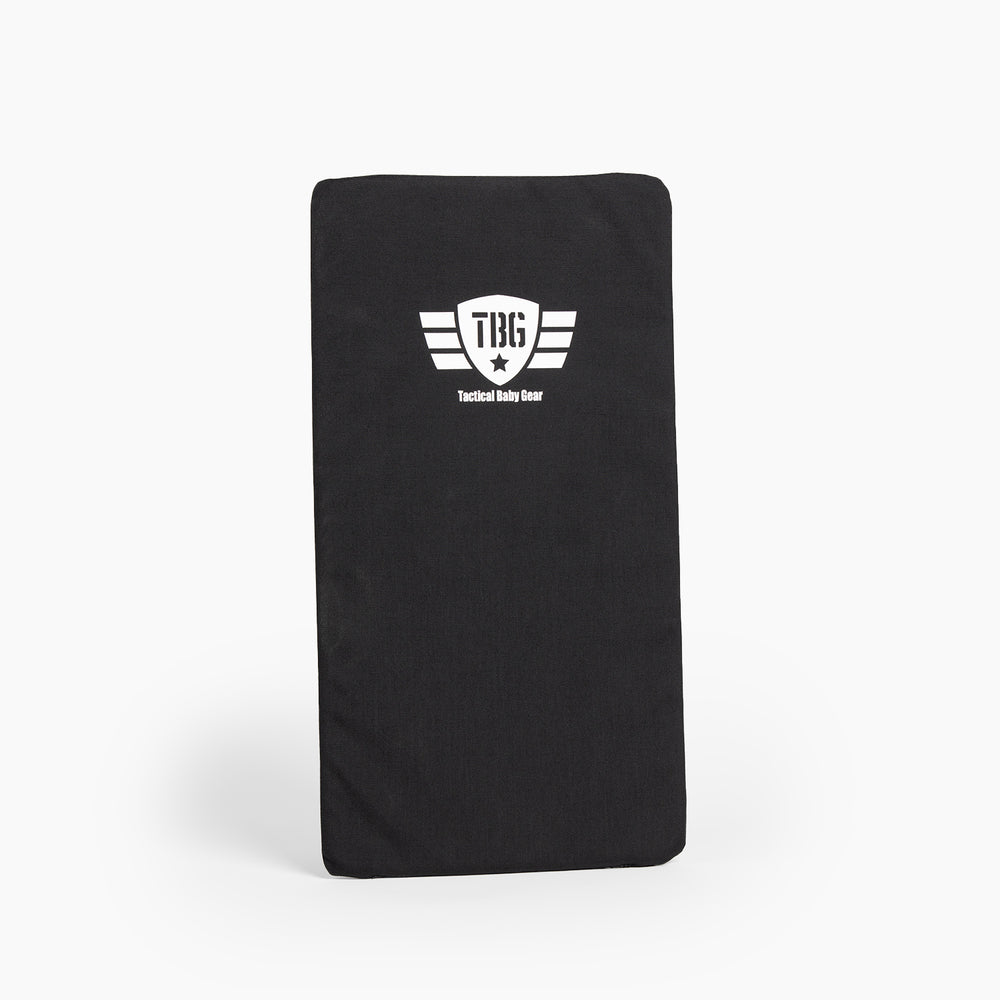 Front view of vertical body armor panel.  Front view of vertical body armor panel.