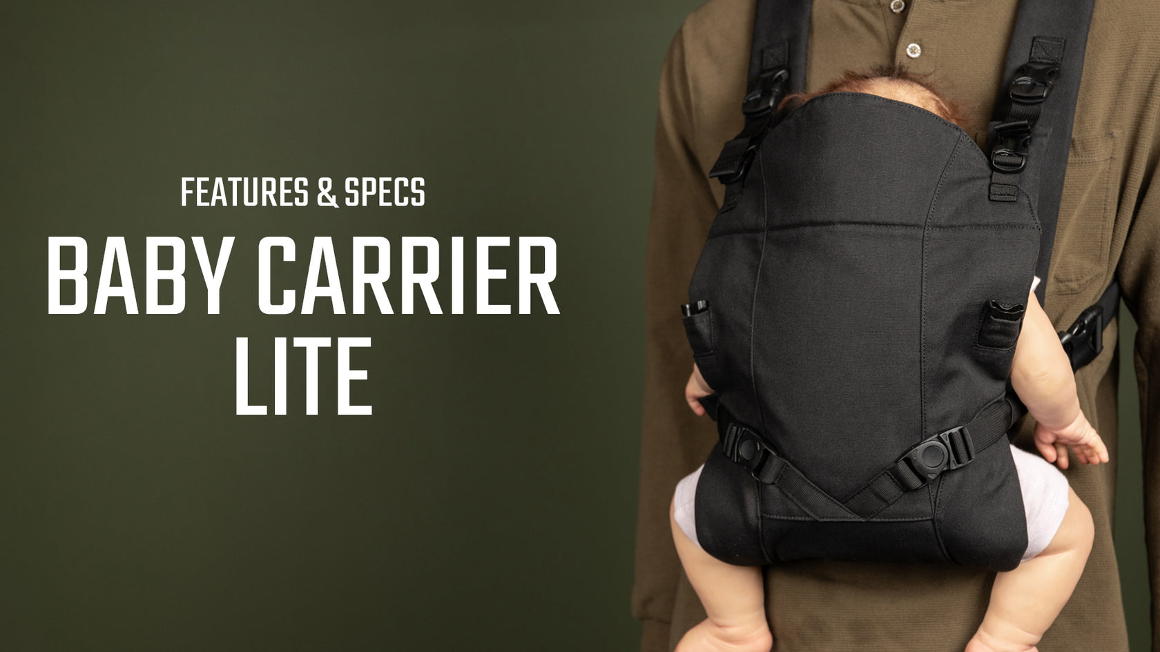 Tactical Baby Gear, Baby Carrier Lite Video Thumbnail