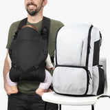 Expedition Diaper Bag + Baby Carrier Lite Bundle Arctic White