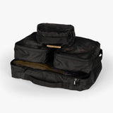 Tactical Packing Cubes Bundle featuring three durable, mesh-top organizers for efficient travel and storage.