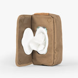 Tactical Wipe Pouch® in tan fabric, featuring a front opening for easy access to wipes inside.