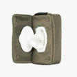 Durable Tactical Wipe Pouch® in olive green, featuring a secure opening for easy access to wipes.