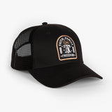 Black low profile hat featuring a patch with "Faith, Family, Freedom" and a graphic of a liberty bell.