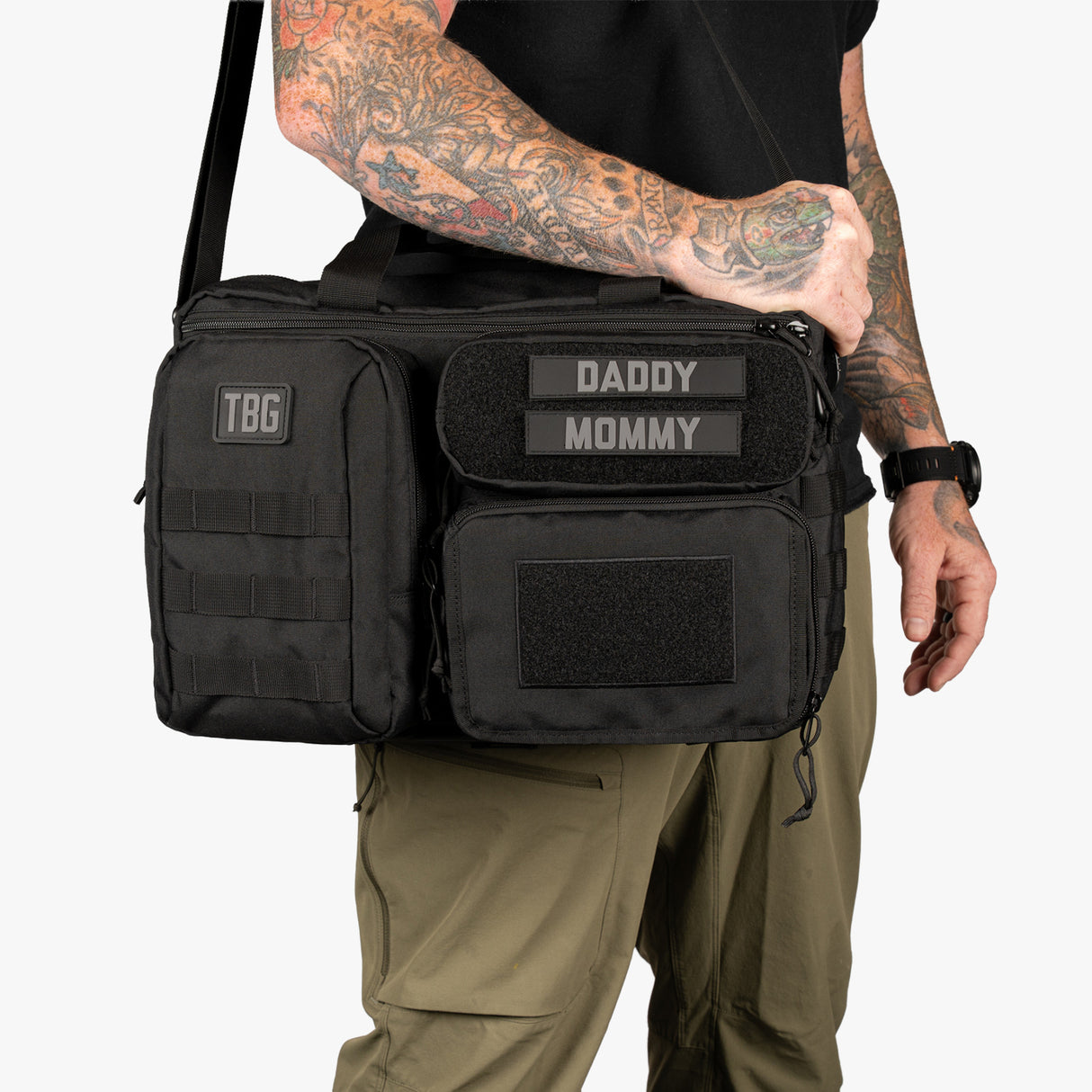 Deuce Diaper Bag + Baby Carrier Bundle
