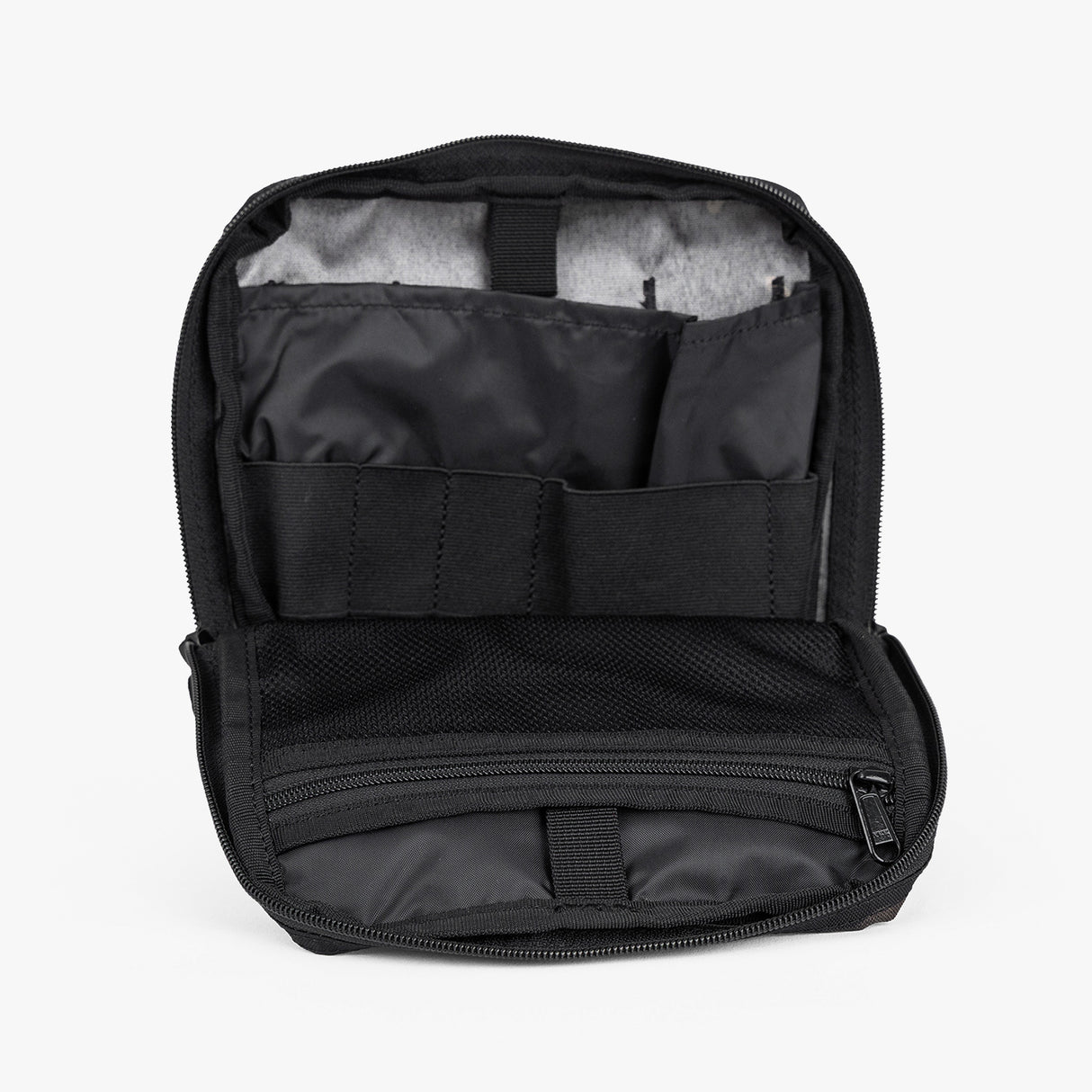 Tactical Utility Pouch with multiple compartments and a zippered pocket for organized storage and easy access.