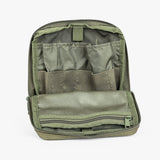 Rugged tactical utility pouch with multiple compartments for organized storage and easy access to essentials.