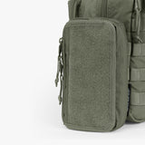 Rugged Tactical Wipe Pouch® in olive green, designed for easy access and storage of wipes for parents on the go.