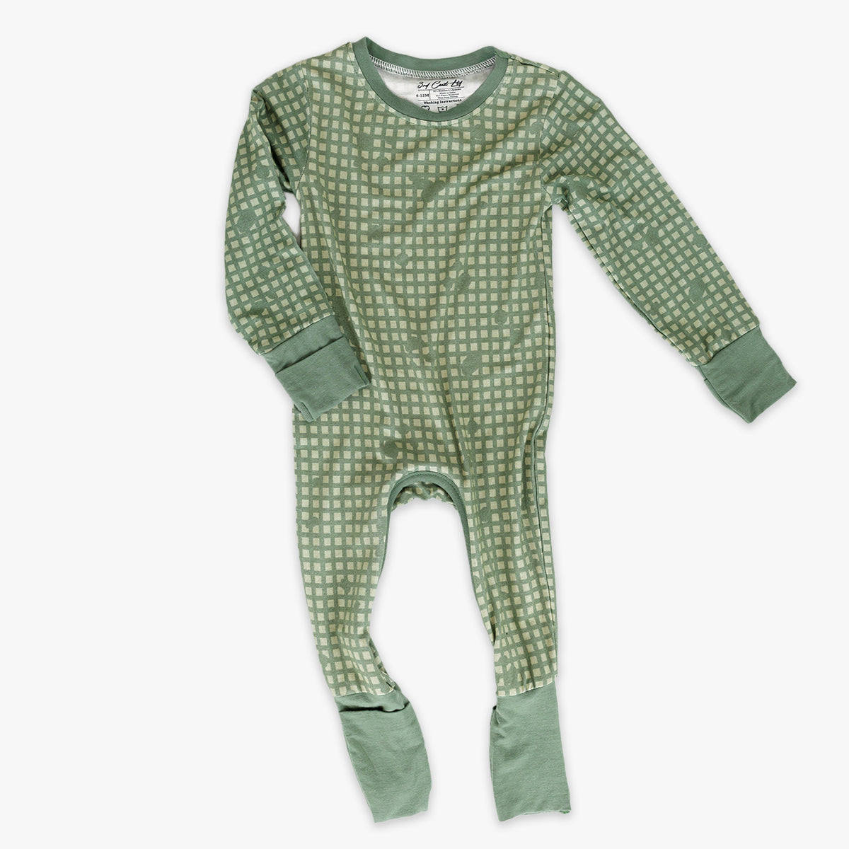 Desert Night Camo Infant Zippie Pajamas | Soft Bamboo | Quick