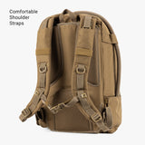 Daypack Diaper Bag + Baby Carrier Bundle Daypack Diaper bag Shoulder Straps Coyote Brown