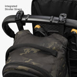 Daypack Diaper Bag Daypack Diaper bag Stroller Straps Multicam Black