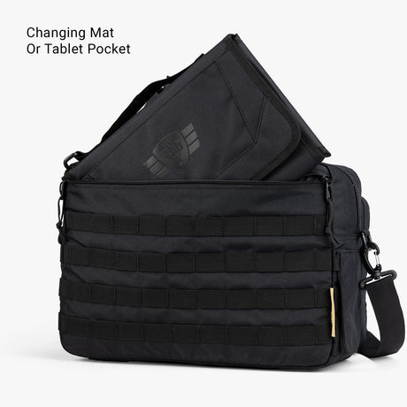 Deuce Diaper Bag Deuce Diaper bag Changing mat Black