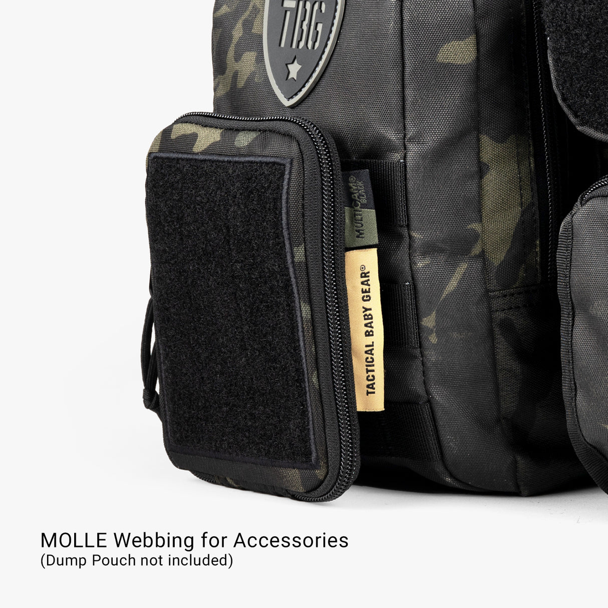 Deuce Diaper Bag Deuce Diaper bag Molle Webbing Multicam Black