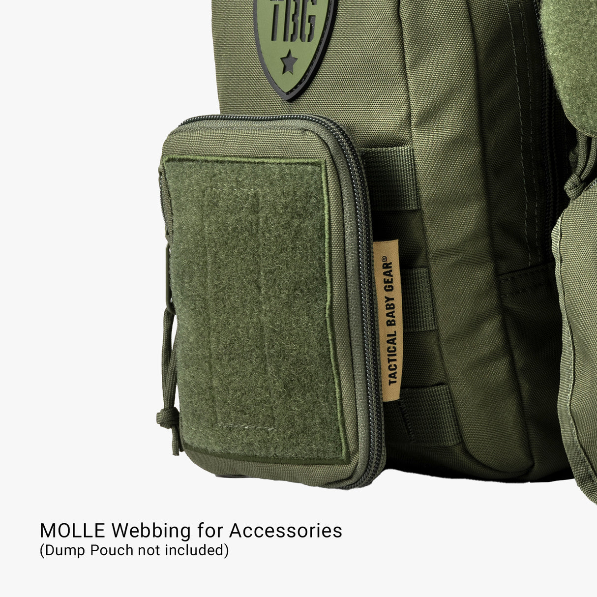 Deuce Diaper Bag Deuce Diaper bag Molle Webbing Ranger Green