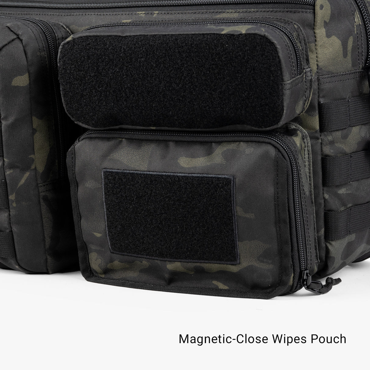 Deuce Diaper Bag Deuce Diaper bag Wipes Pocket Closed Multicam Black