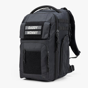 Everyday Backpack Everyday Diaper bag Front Third Black, Men's Diaper Bag