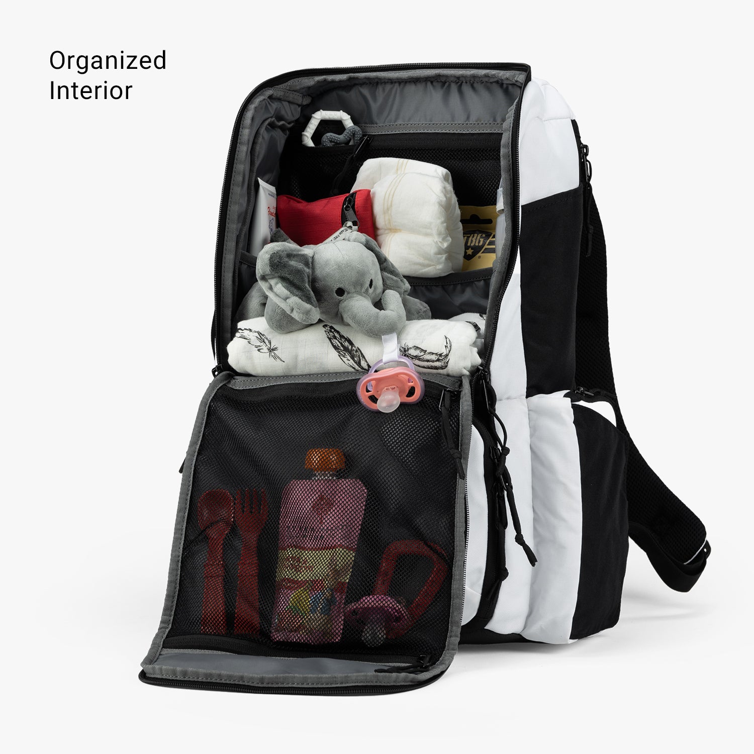Expedition Diaper Bag Arctic White by TBG – Tactical Baby Gear