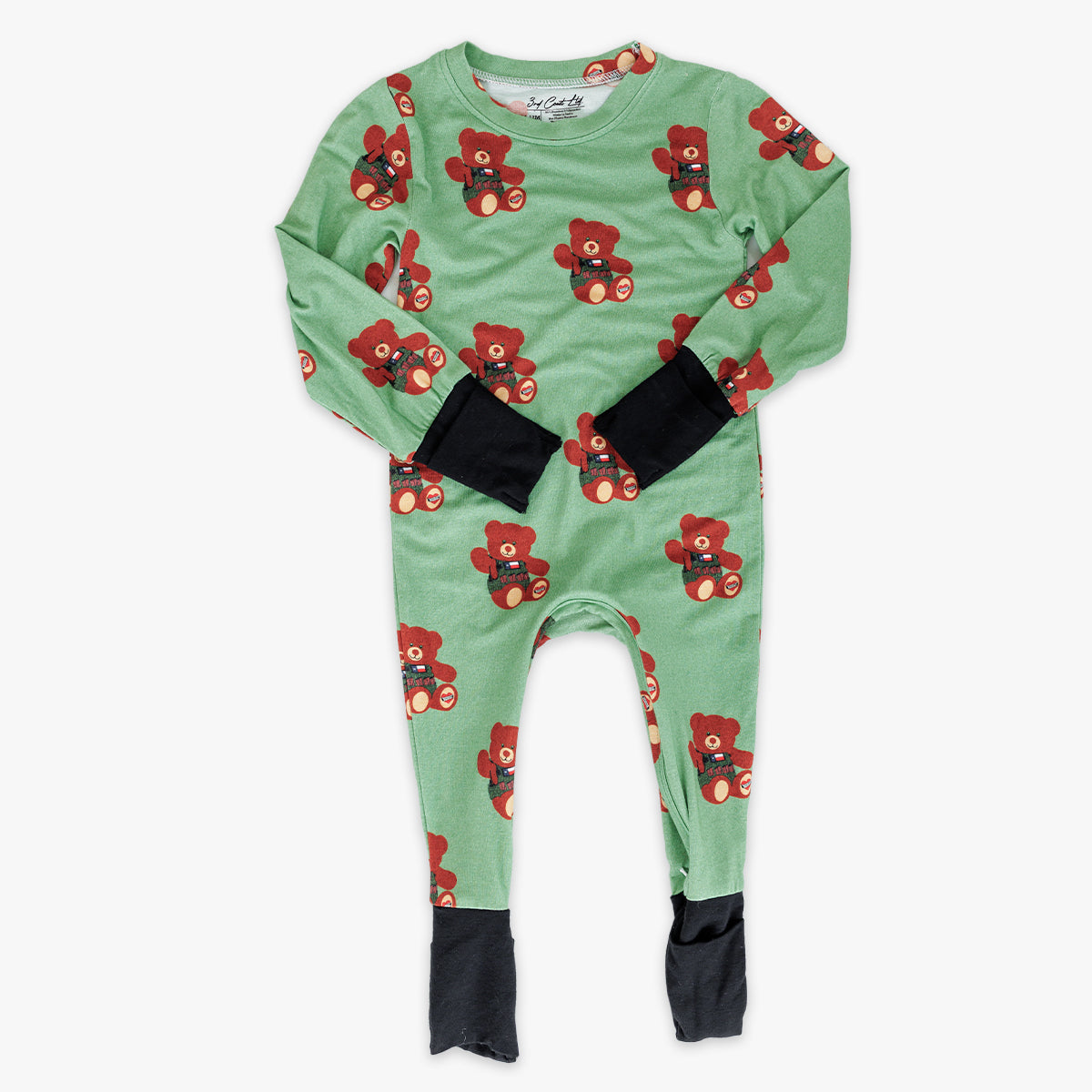 Mama's Bear Infant Zippie Pajamas | Camo | 95% Bamboo | Quick