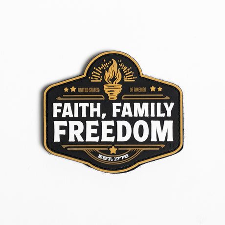 TBG faith family freedom patch