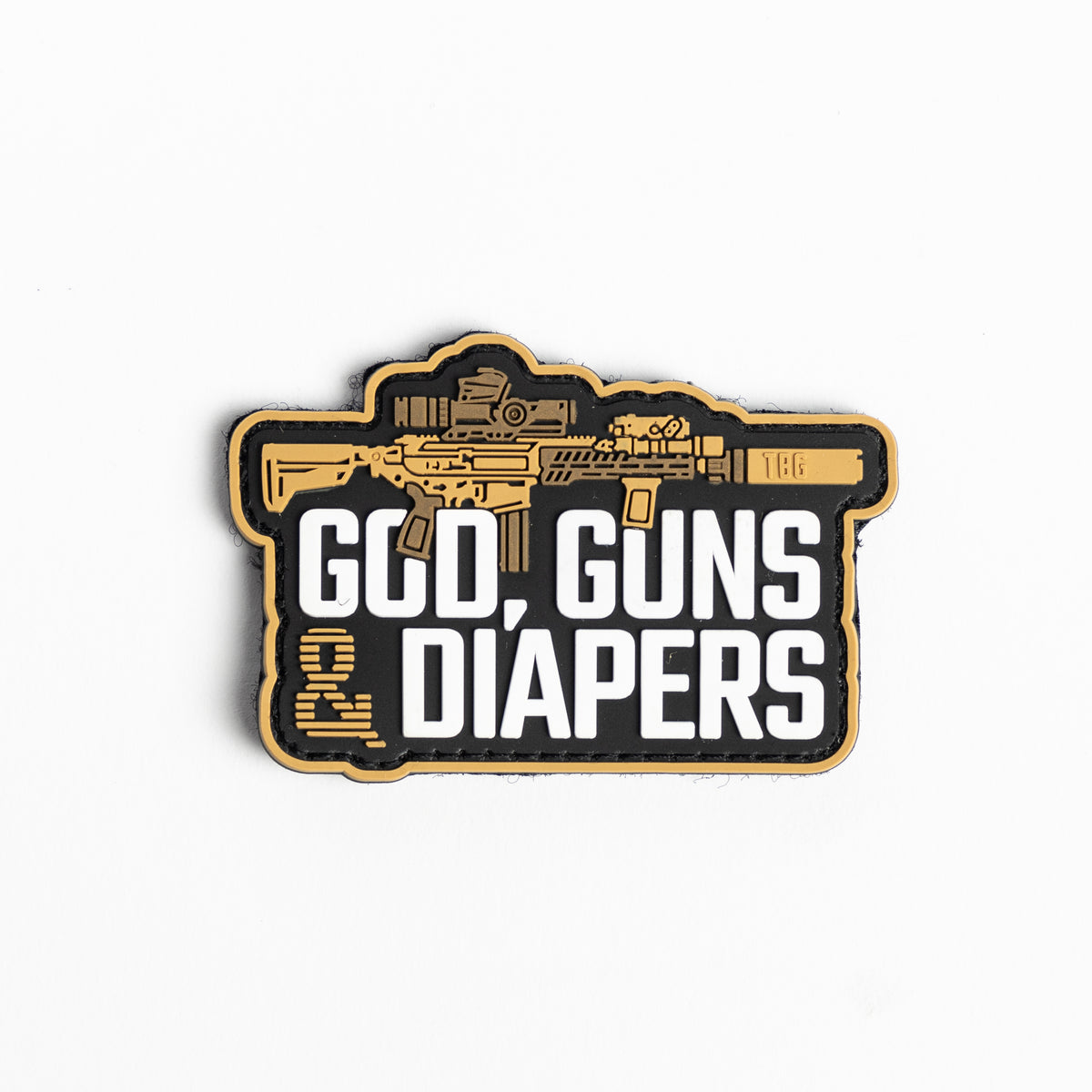 God, Guns &amp; Diapers Patch - AR V2