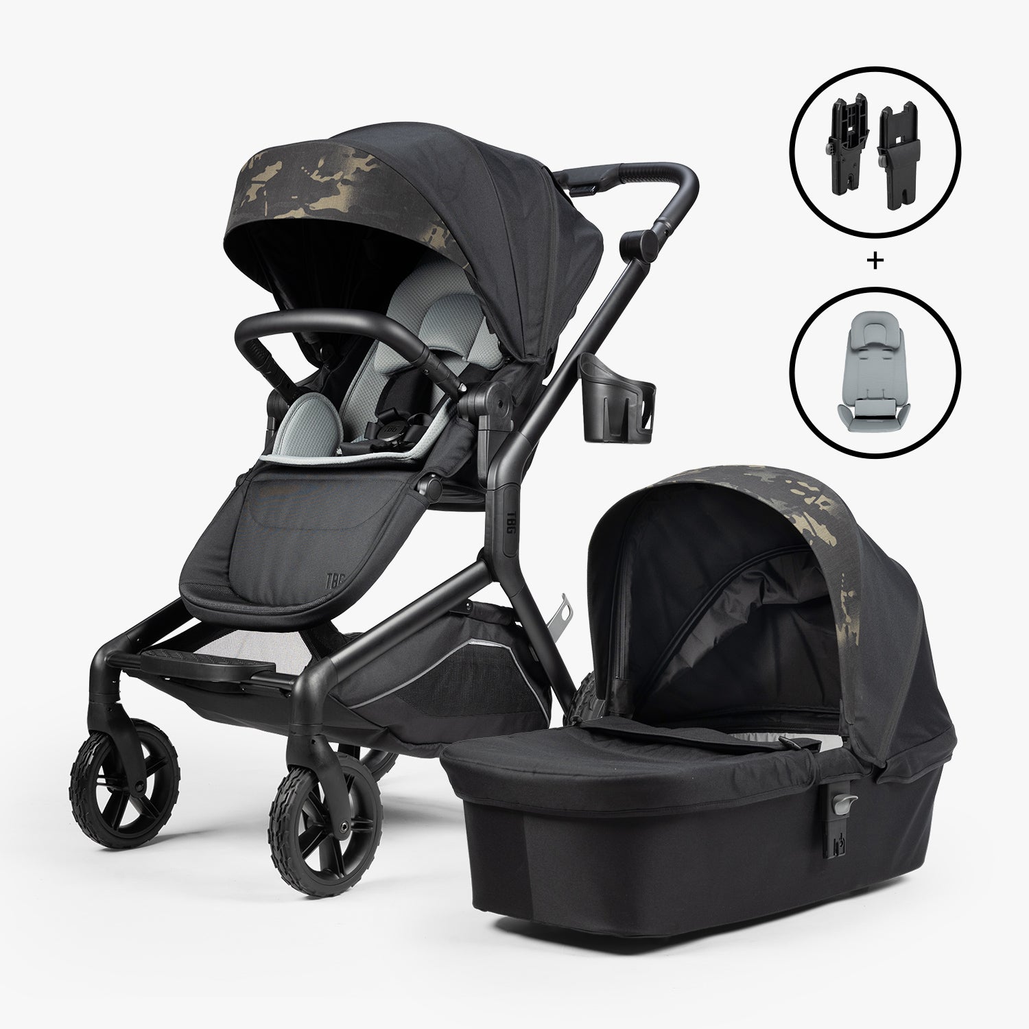 Black bassinet stroller online