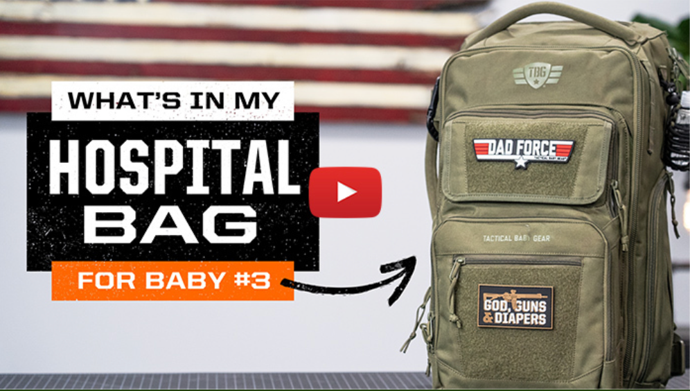 Green tactical backpack with visible brand logos on a white background with text overlay.