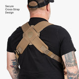 Daypack Diaper Bag + Baby Carrier Bundle Tactical Baby Carrier Back Cross Strap Coyote Brown