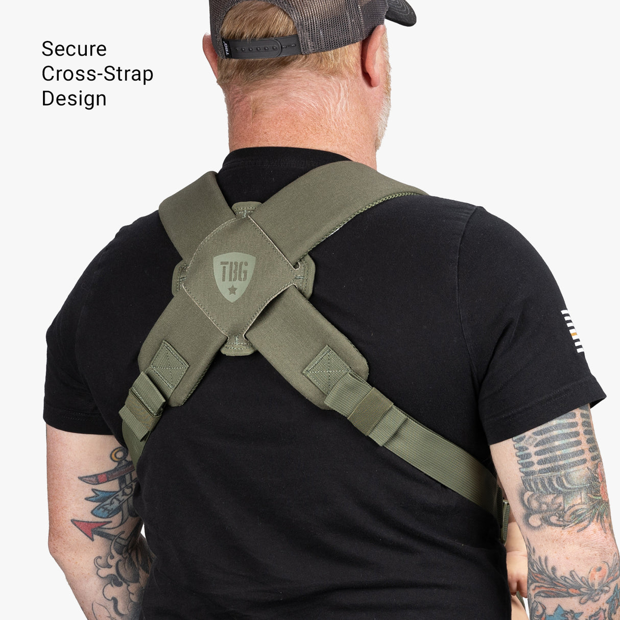 Tactical Baby Carrier® Tactical Baby Carrier Back Cross Strap Ranger Green