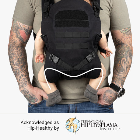 Everyday Backpack + Baby Carrier Bundle Tactical Baby Carrier hip Healthy Black