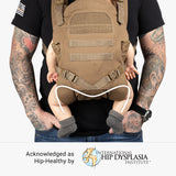 Tactical Baby Carrier® Tactical Baby Carrier hip Healthy Coyote Brown