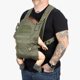 Tactical Baby Carrier® Tactical Baby Carrier Left Three Quarter Ranger Green