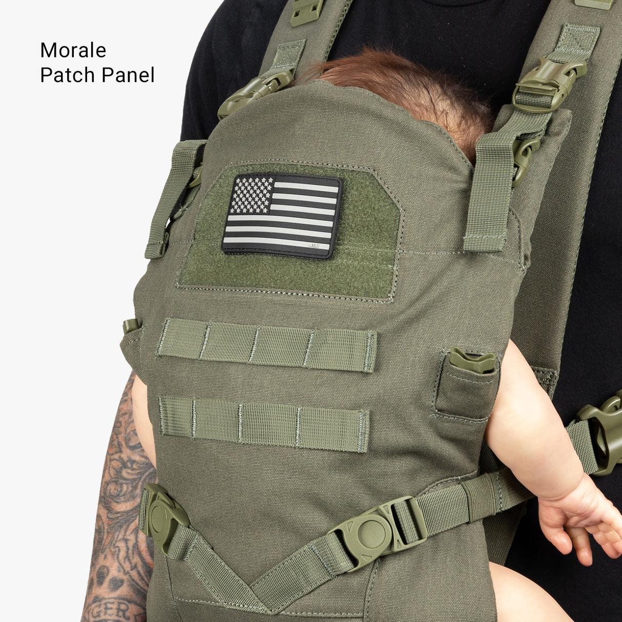 Tactical Baby Carrier® Tactical Baby Carrier Patch Panel Ranger Green