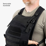 Daypack Diaper Bag + Baby Carrier Bundle Tactical Baby Carrier Removeable Sunshade Black