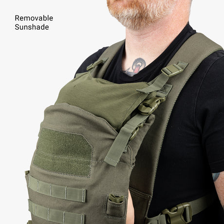 Daypack Diaper Bag + Baby Carrier Bundle Tactical Baby Carrier Removeable Sunshade Ranger Green